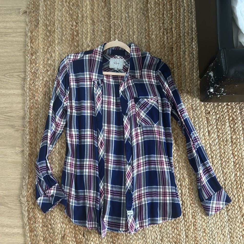 Rails purple flannel